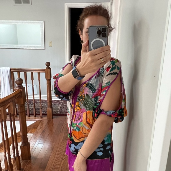 Hale Bob Silk Tunic top - Picture 2 of 9